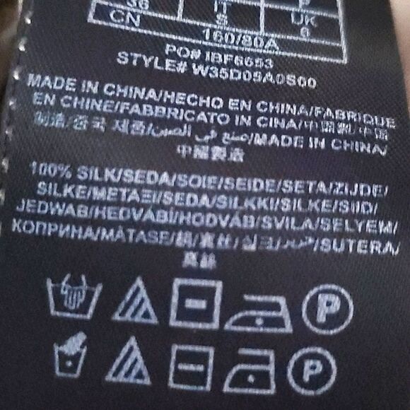 Guess Boho Chic Light Chocolate Silk Wide Waistband Flowy Shorts Size S - Picture 8 of 8